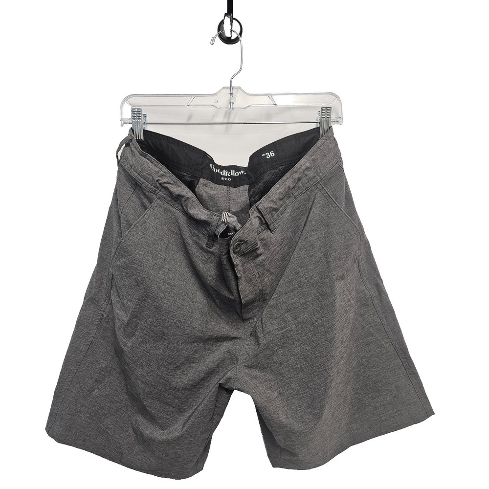 Good Fellow gray shorts 36 inch waist with added drawstring pockets